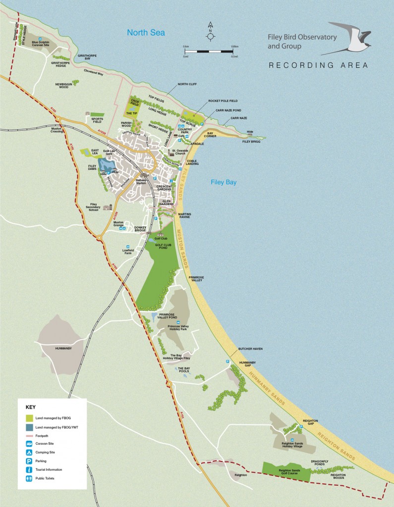 Map – Filey Bird Observatory and Group